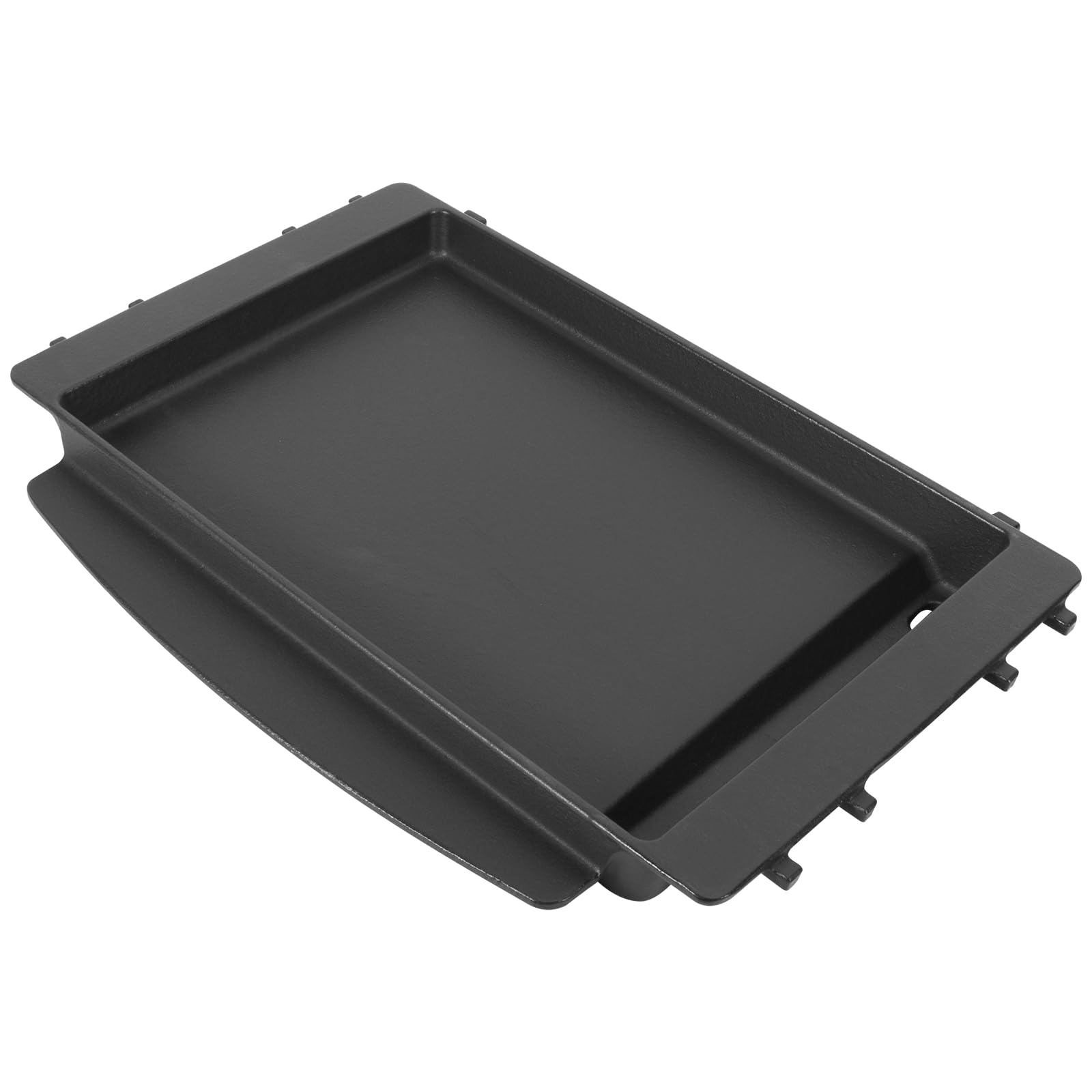 BBQ Future front view griddle showing full cast iron surface and fit