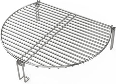 BBQ Future front view on grate showing extra cooking area and efficient use