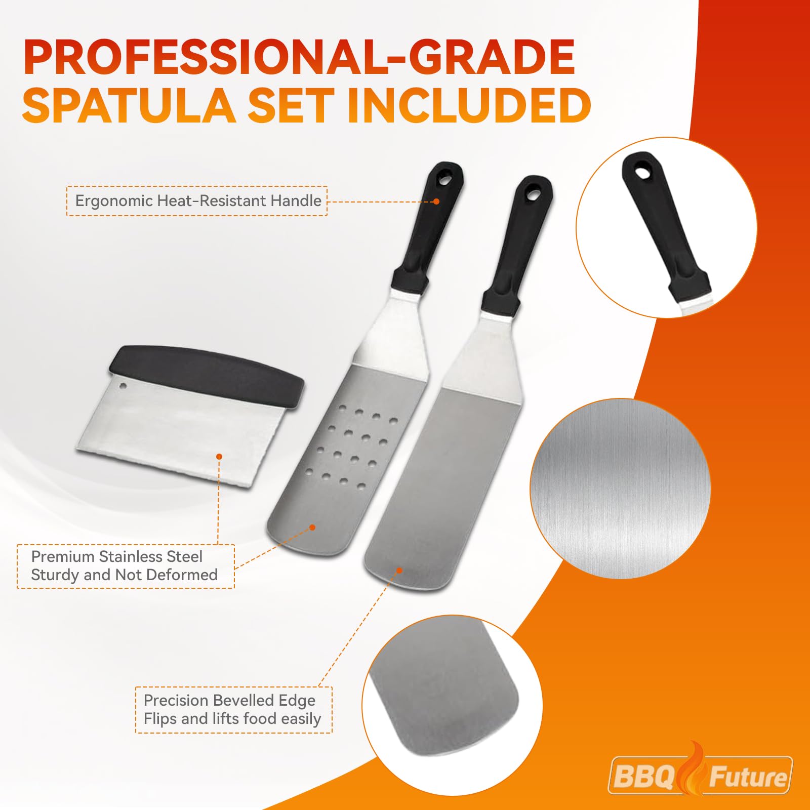 BBQ Future griddle on stovetop next to pan to show scale and fit
