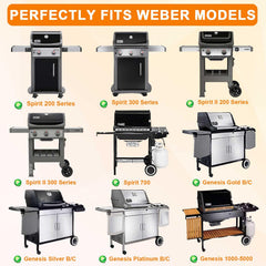 BBQ Future griddle installed in Weber grill showing seamless fit