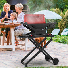 BBQ Future close-up of lock latch providing secure grill mounting and transport safety