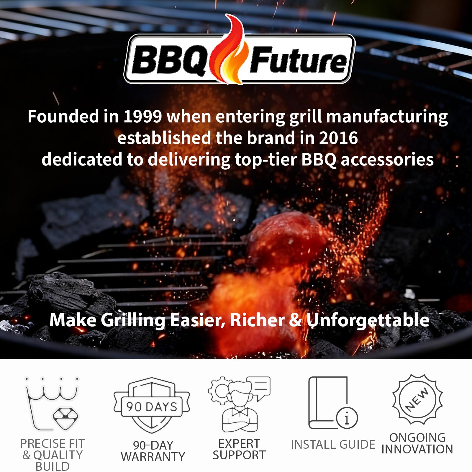 BBQ Future packaged in box ready-to-ship showing durable storage and transport benefit