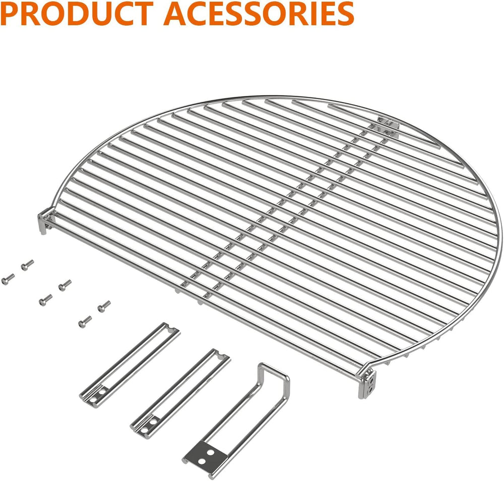 BBQ Future size comparison against hand to show compact 15.6x12.88 inch surface