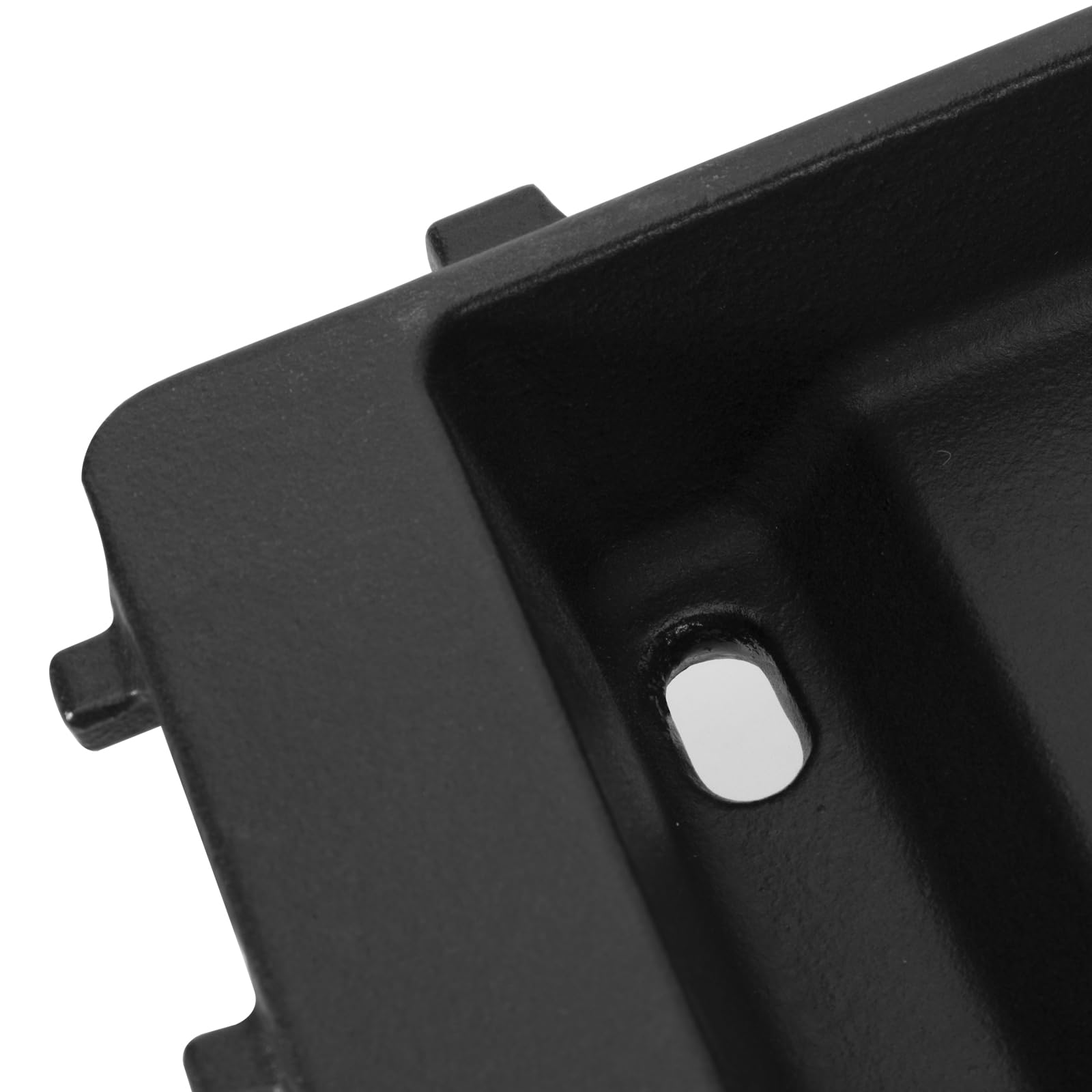 BBQ Future griddle beside ruler showing 17.5 by 11.9 inch dimensions