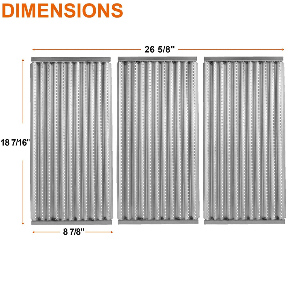 BBQ Future three emitters laid flat to show full combined coverage