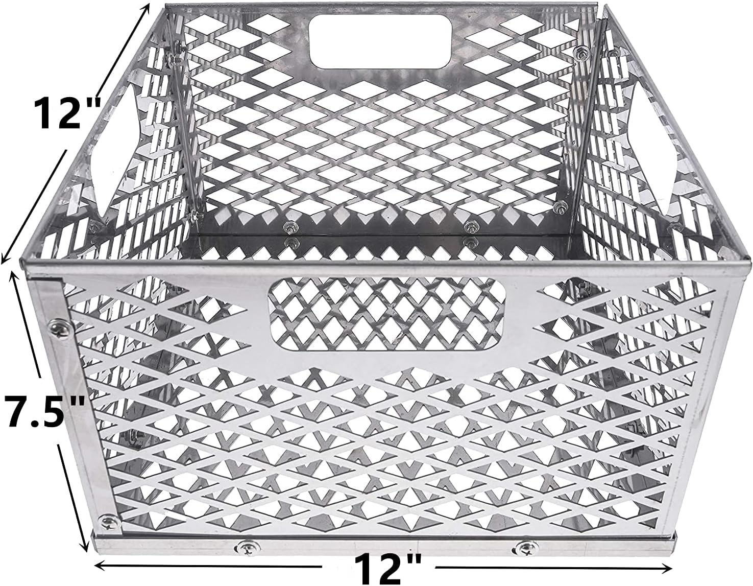 BBQ-PLUS close-up of basket stainless grate illustrating airflow and corrosion resistance