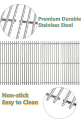 BBQ-PLUS close-up of 304 stainless surface highlighting easy cleanup