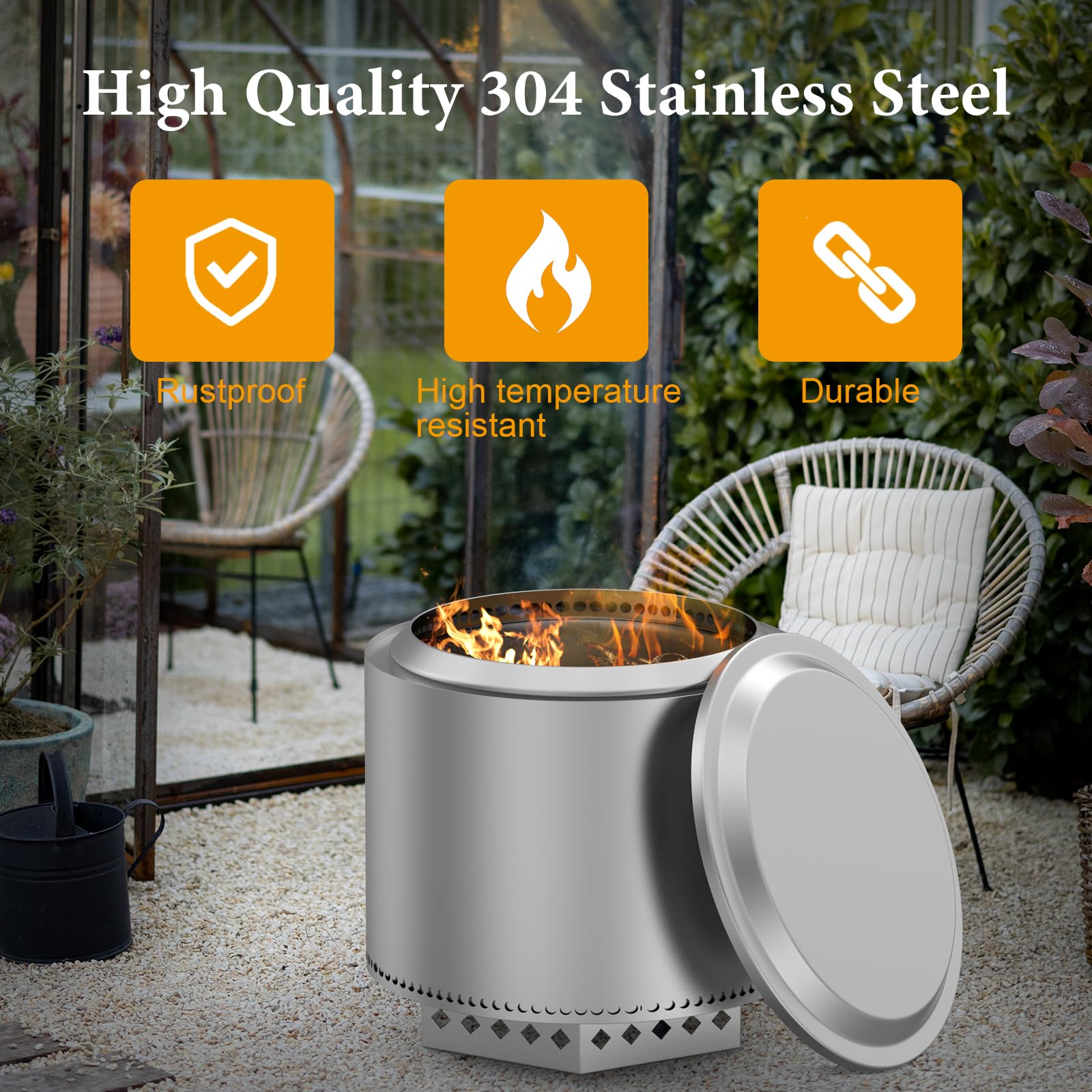 BBQ-PLUS 600D fabric texture detail showing water-resistant coating