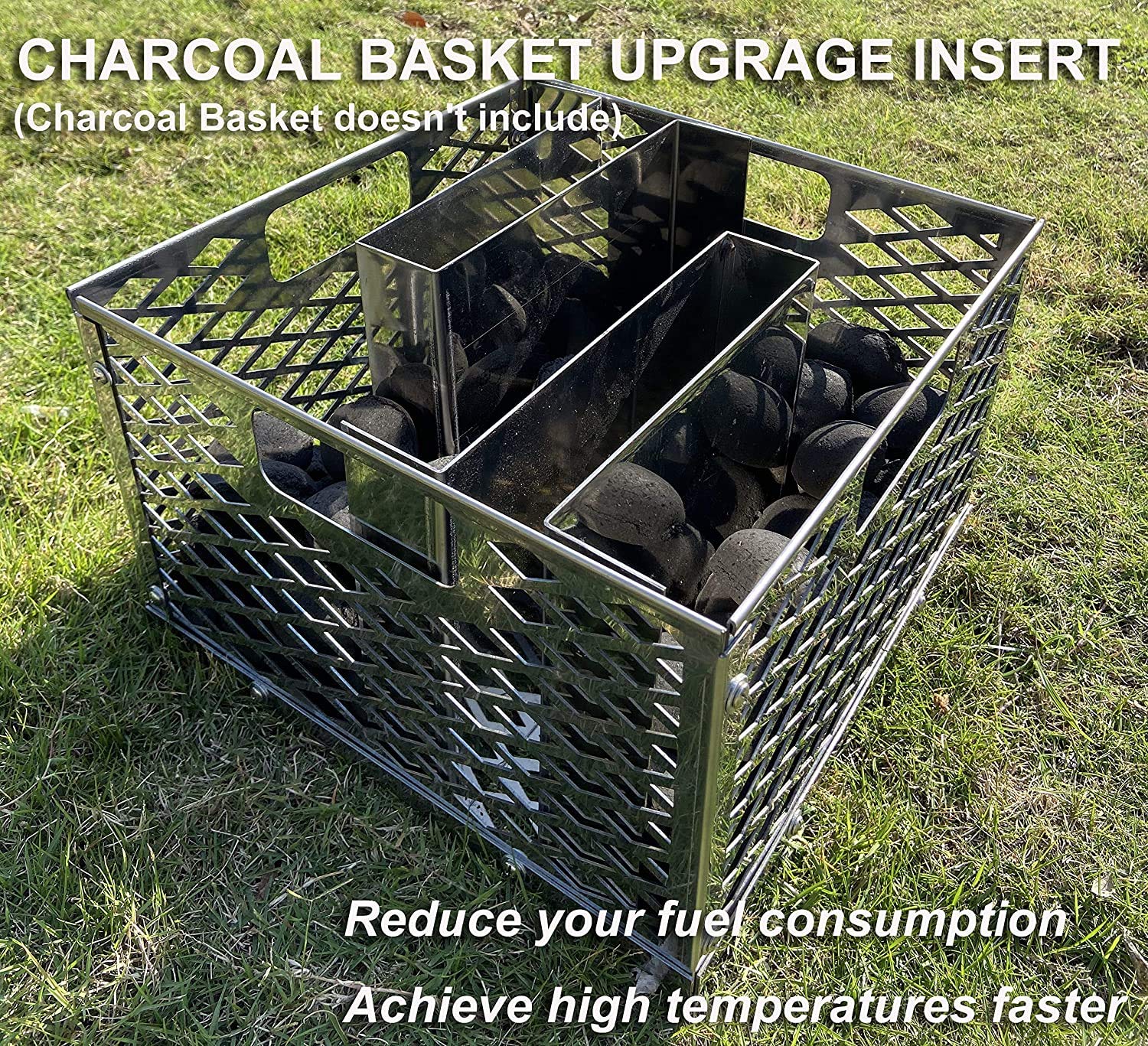 BBQ-PLUS disassembled maze bars for cleaning showing easy maintenance benefit