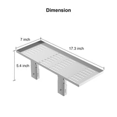 BBQ-PLUS folded rack flat for compact storage and easy transport
