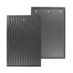 BBQ-PLUS front view of griddle showing fit and solid construction for easy replacement