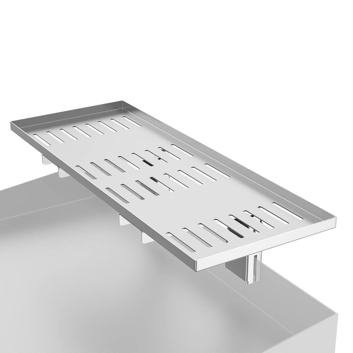 BBQ-PLUS front view warming rack adding extra grill space and convenience