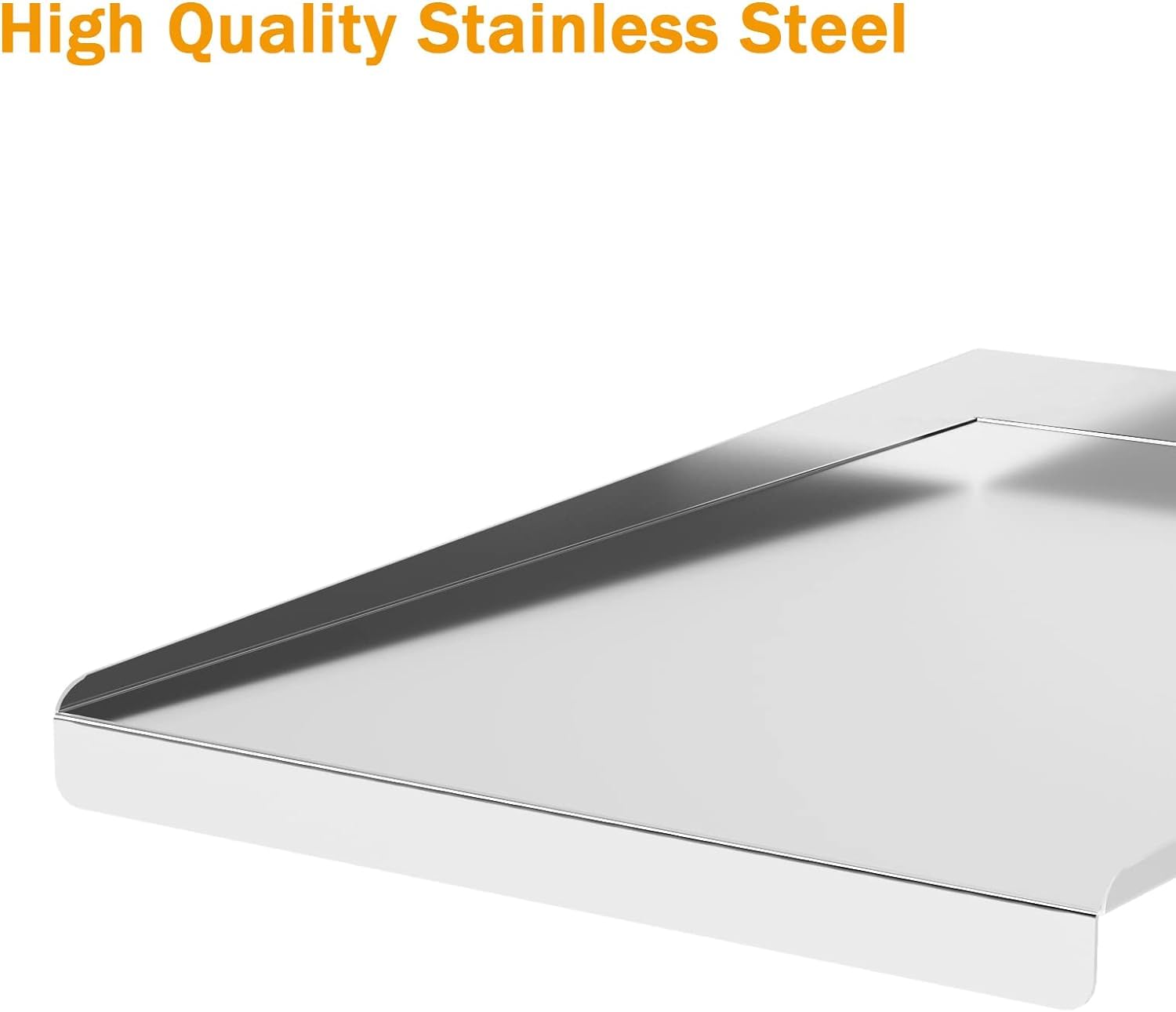 BBQ-PLUS drip tray catching grease to protect grill components and simplify cleaning