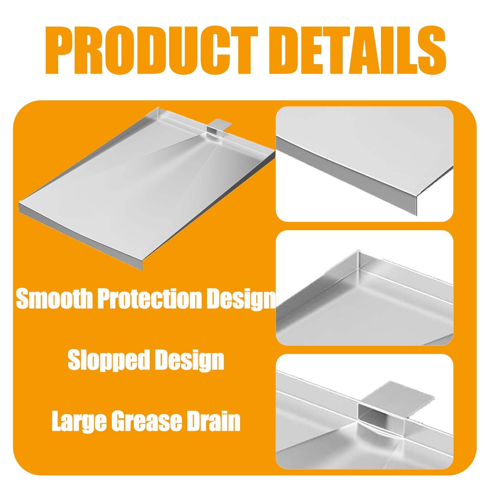 BBQ-PLUS installed in a Traeger grill demonstrating correct fit and improved grease control