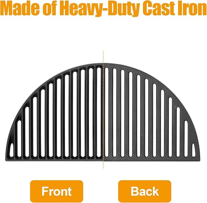 BBQ-PLUS ribbed side detail creating grill marks and fat drainage