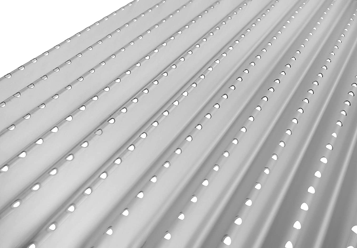 BBQ-PLUS emitter plate next to ruler showing exact 17.2×9.8 inch size benefit