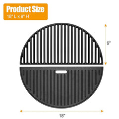 BBQ-PLUS close-up of smooth side highlighting nonstick searing surface