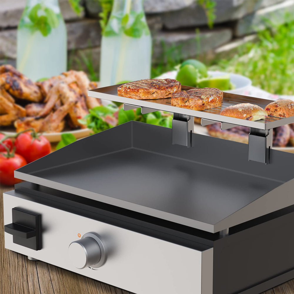 BBQ-PLUS stainless steel close-up showing rust-resistant durable finish