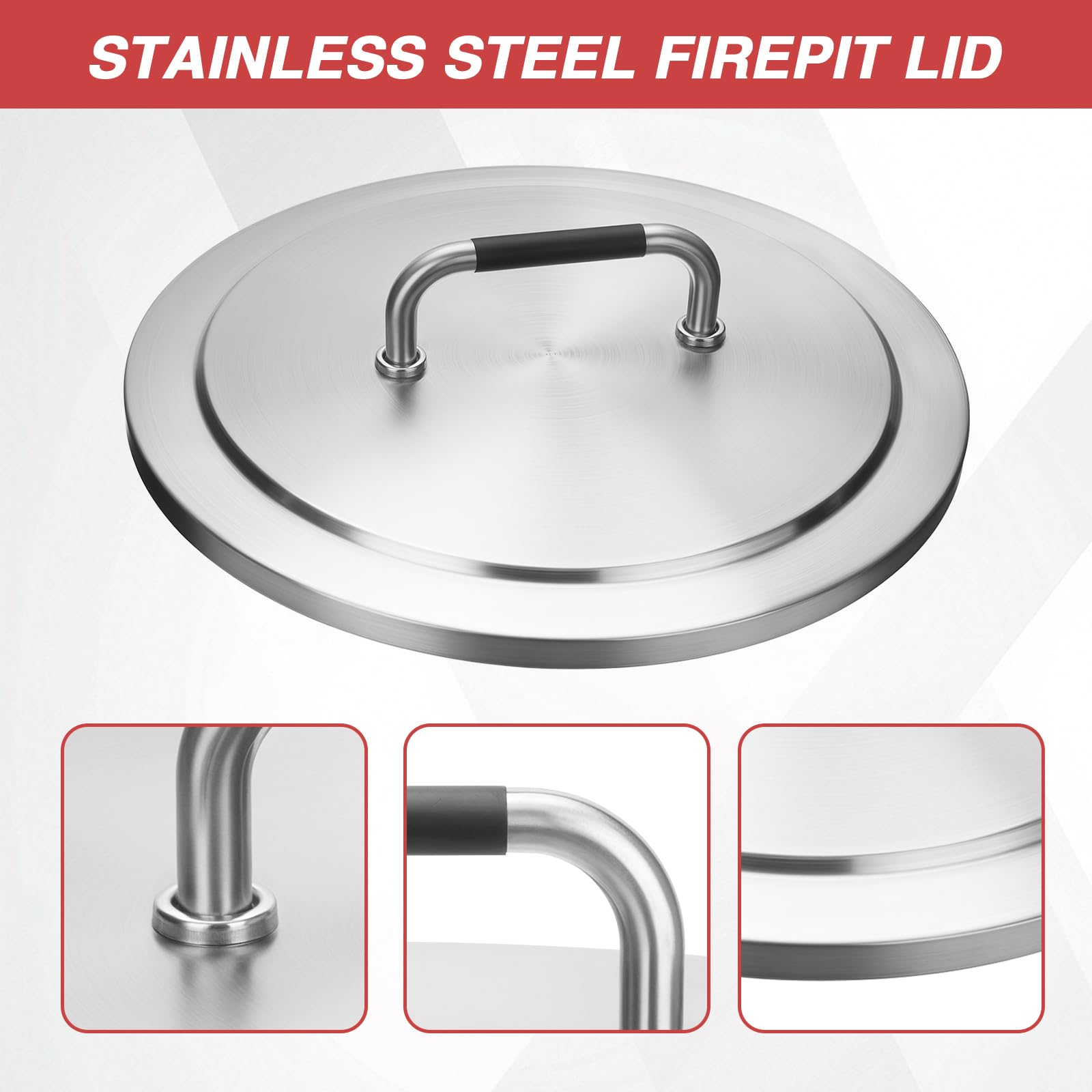 BBQ-Yummy stainless steel close-up showing corrosion-resistant finish