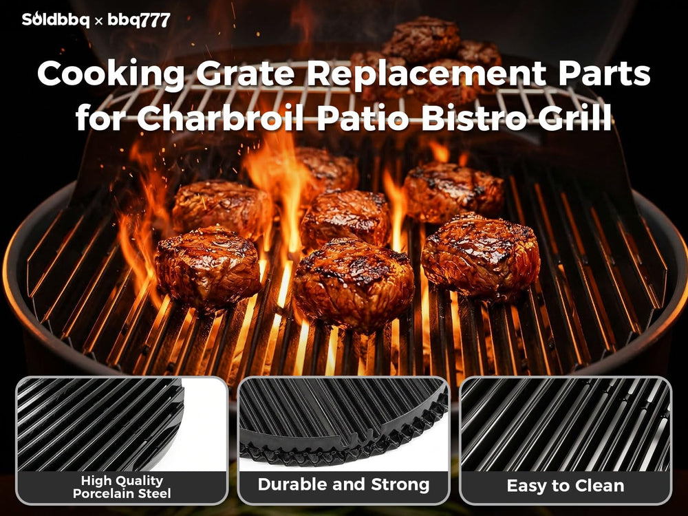 bbq777 installed grate inside Char-Broil grill demonstrating proper fit and use