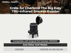 bbq777 grate installed inside Char-Broil Big Easy restoring even heat