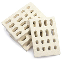 bbq777 side profile showing exact briquette dimensions for accurate replacement fit
