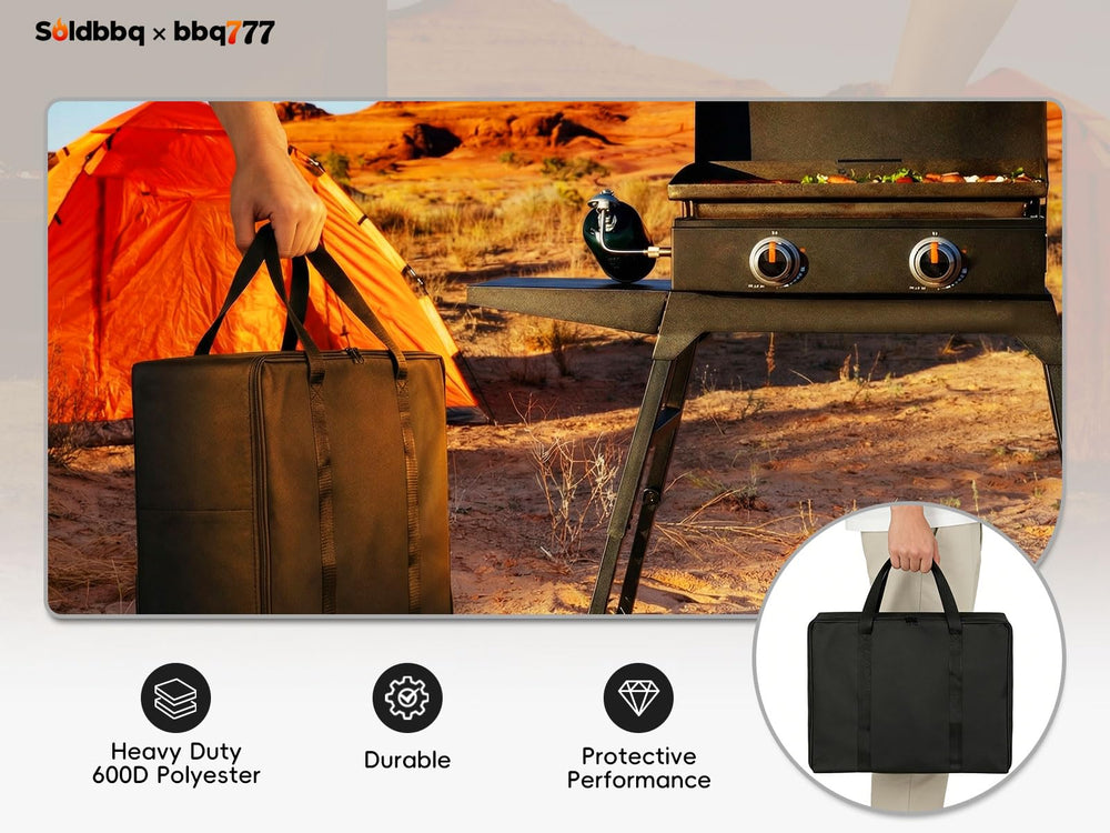 bbq777 stored griddle in garage showing organized storage benefit