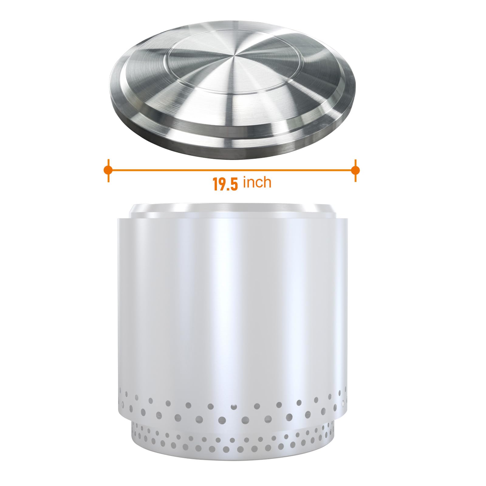 BBQCuker lid folded for storage showing compact, travel-ready benefit