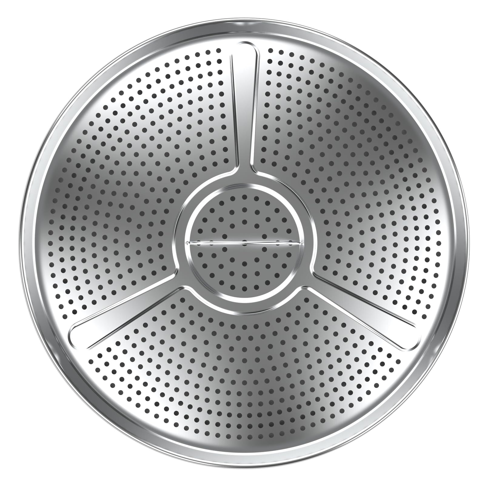 BBQCuker pellet adapter front view showing fit and sturdy construction benefits