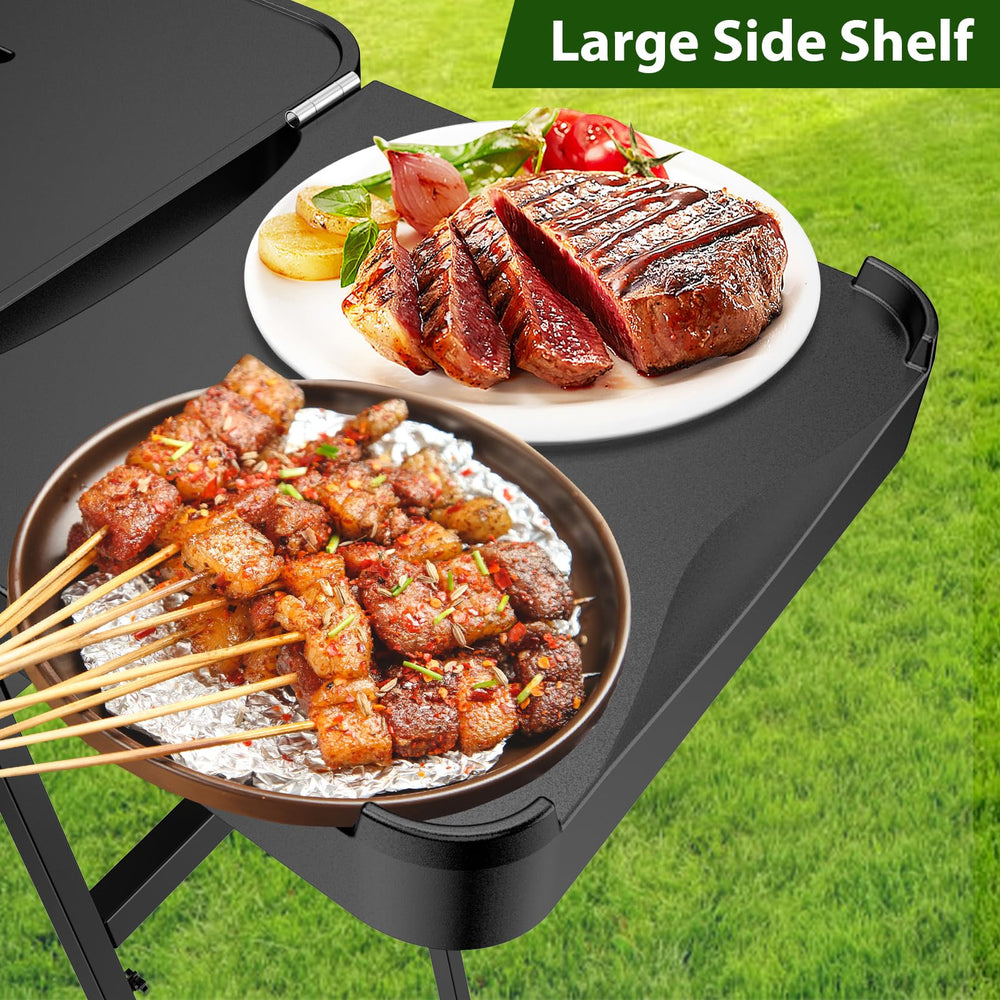 BBQMall hollow venting at bottom allowing airflow to cool grill base quickly
