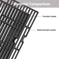 BBQMall grates installed in grill delivering even heat across surface