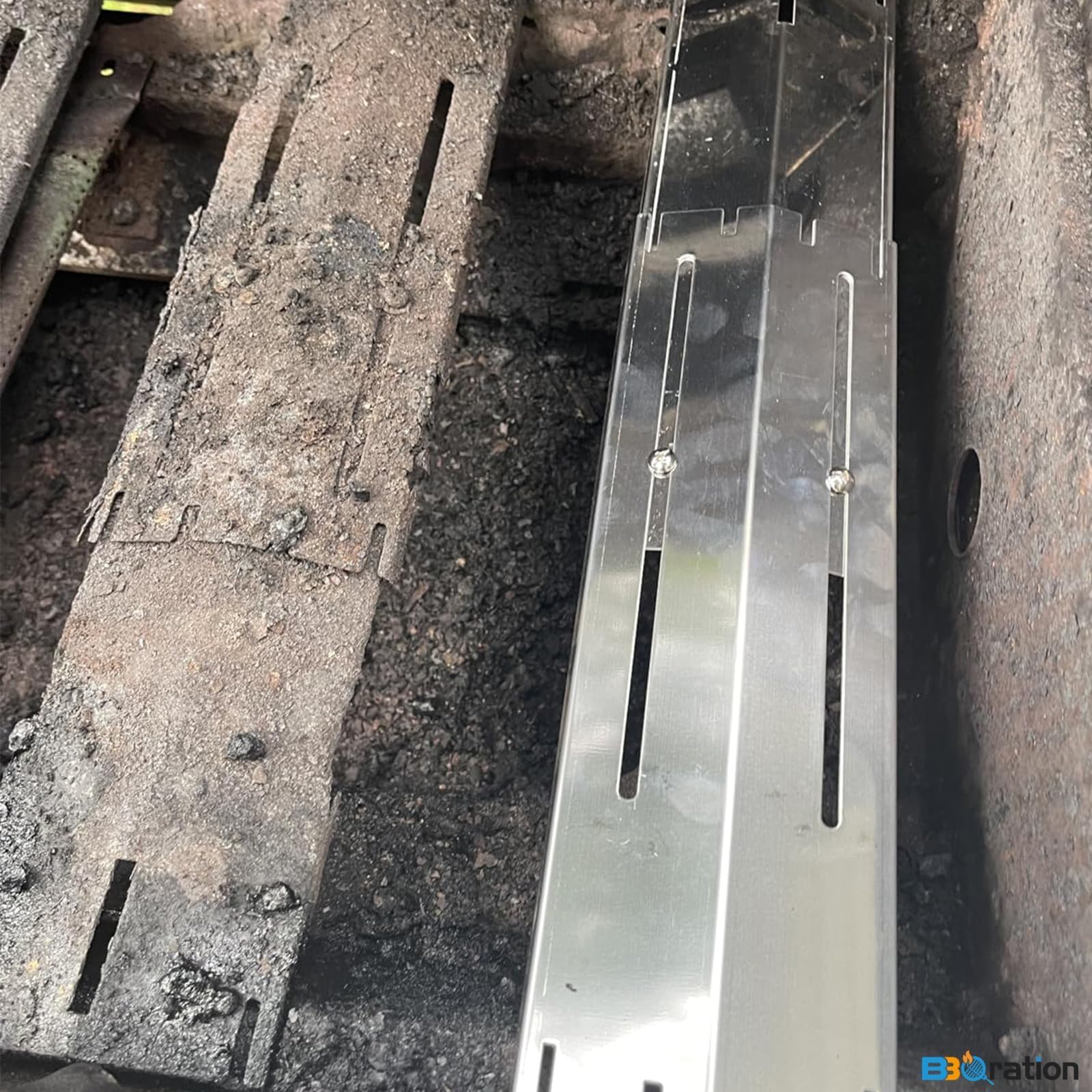 BBQration lifestyle backyard grilling scene conveying improved heat distribution