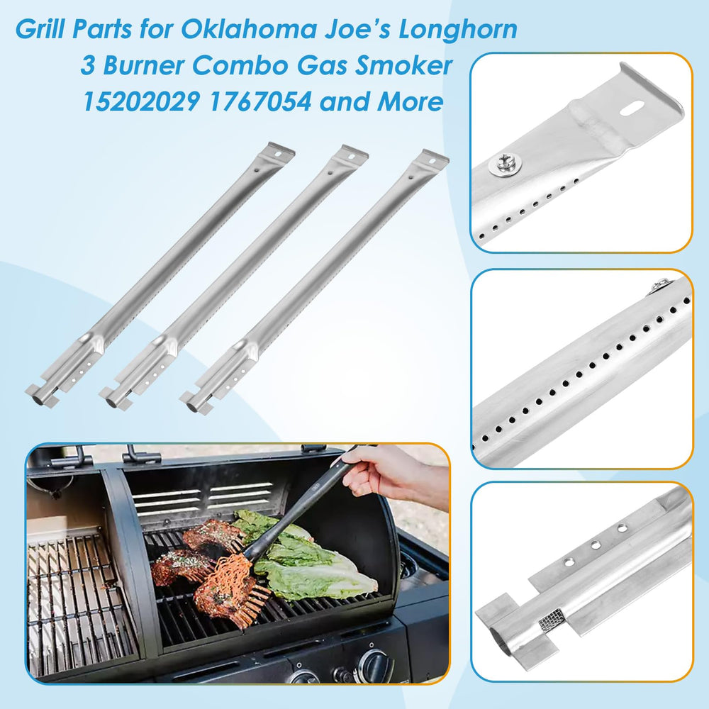 BBQration burner and ignitor assembly illustrating reliable ignition and steady flames