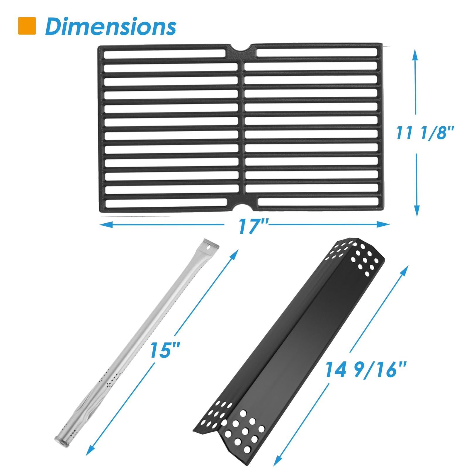 BBQration burner being installed in grill showing easy replacement benefit