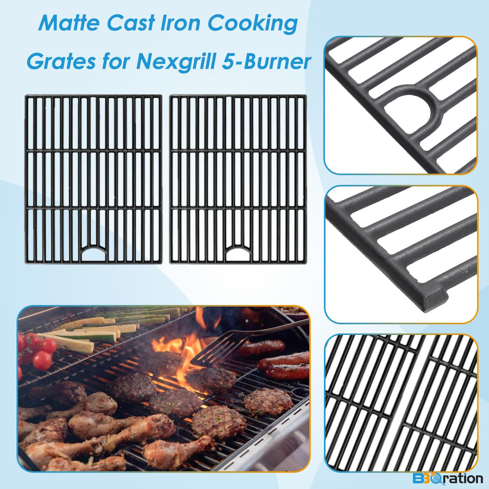 BBQration burner detail highlighting correct length and even-flame restoration benefit