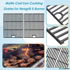 BBQration burner detail highlighting correct length and even-flame restoration benefit