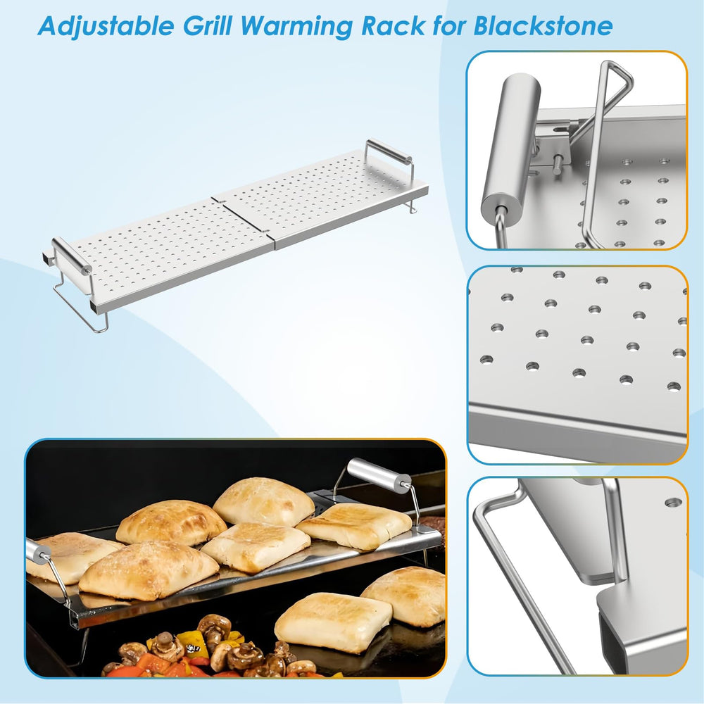 BBQration close-up perforated stainless steel for stable heat holding