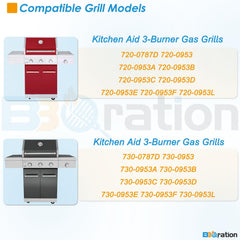BBQration close-up of 7mm stainless steel cooking grate for durable searing