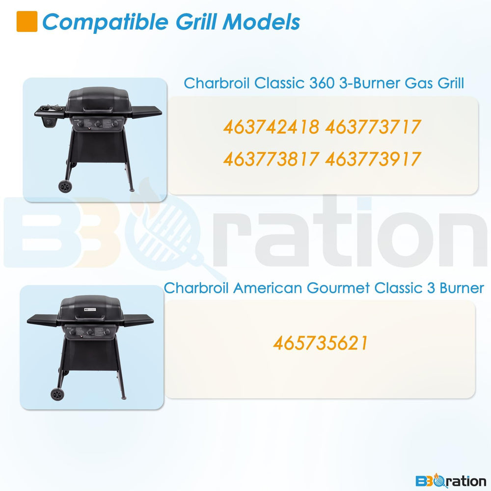 BBQration cooking grate top view highlighting durable steel and cooking area