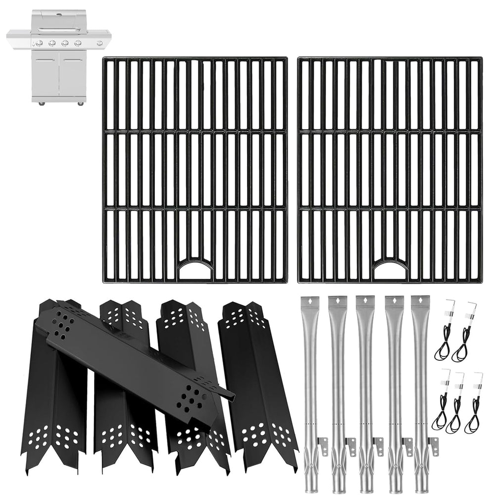 BBQration front view of full replacement kit showing all parts and easy organization benefit