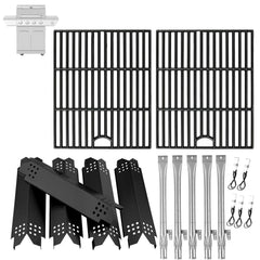 BBQration front view of full replacement kit showing all parts and easy organization benefit