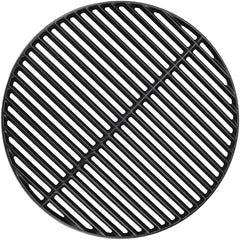 BBQration front-view matte cast iron grate showing overall shape and fit benefits