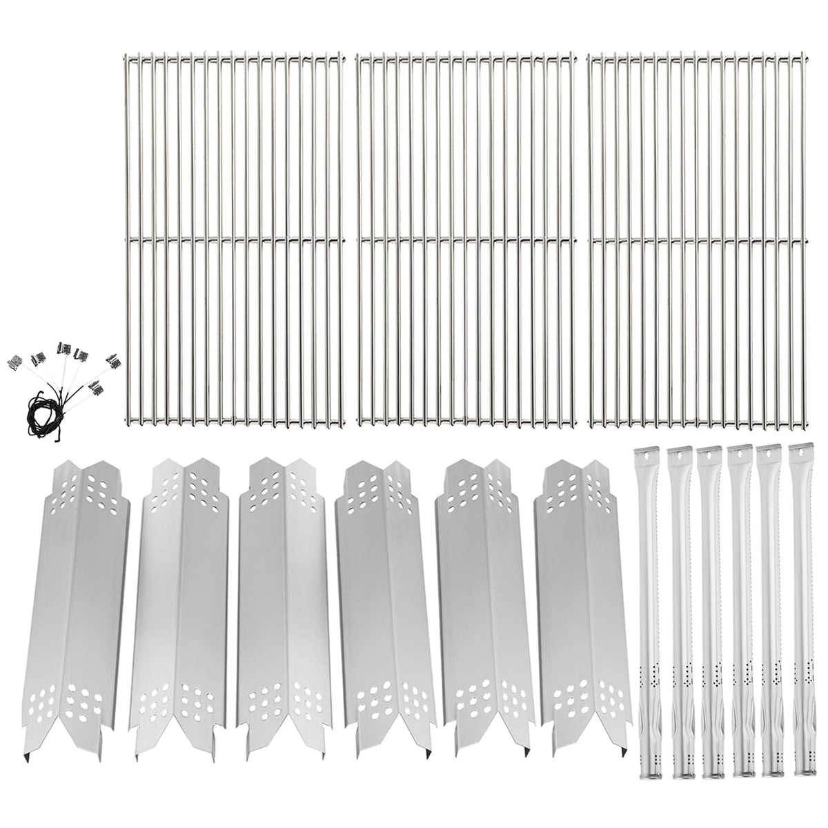 BBQration front packaging showing complete Nexgrill replacement kit and organized parts