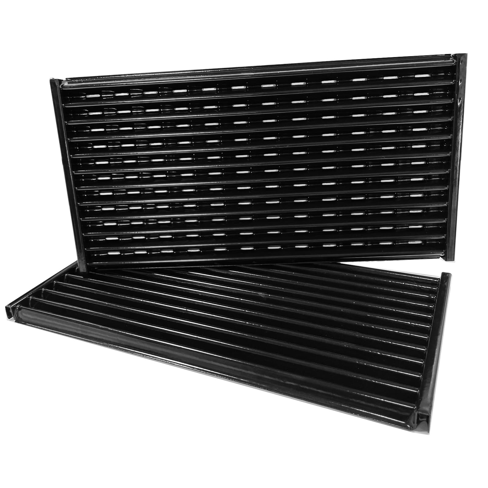 BBQration front view of 17-inch emitter grates showing fit and finish