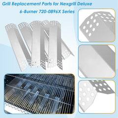 BBQration heat plate close-up showing venting and protective shape for even heat