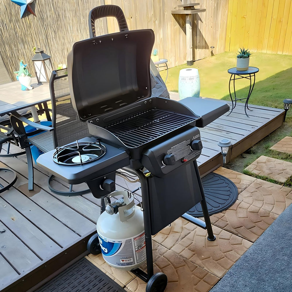 BBQration installed in grill showing restored cooking surface and performance
