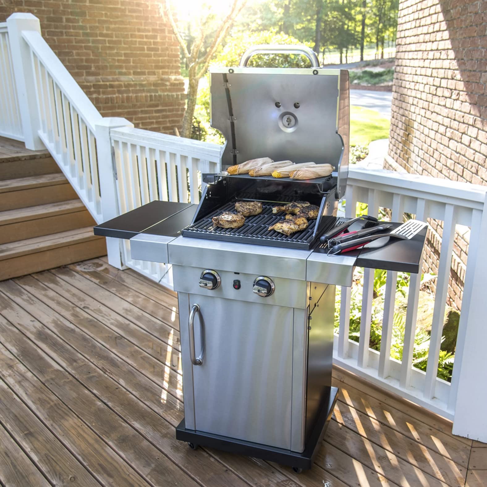 BBQration close-up label with part numbers to confirm compatibility benefit