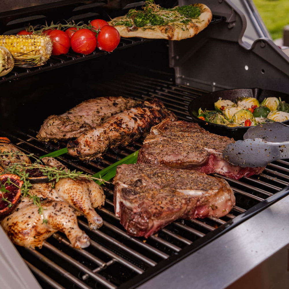 BBQration lifestyle image of grill ready for backyard cooking convenience