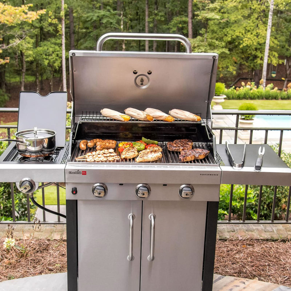 BBQration backyard grill scene with replacement grates for reliable grilling