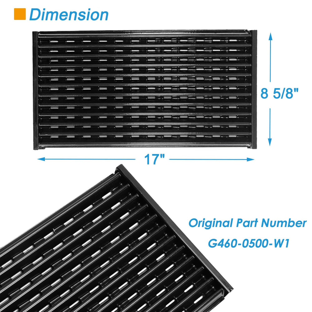 BBQration side profile showing grate depth and durable steel core benefit